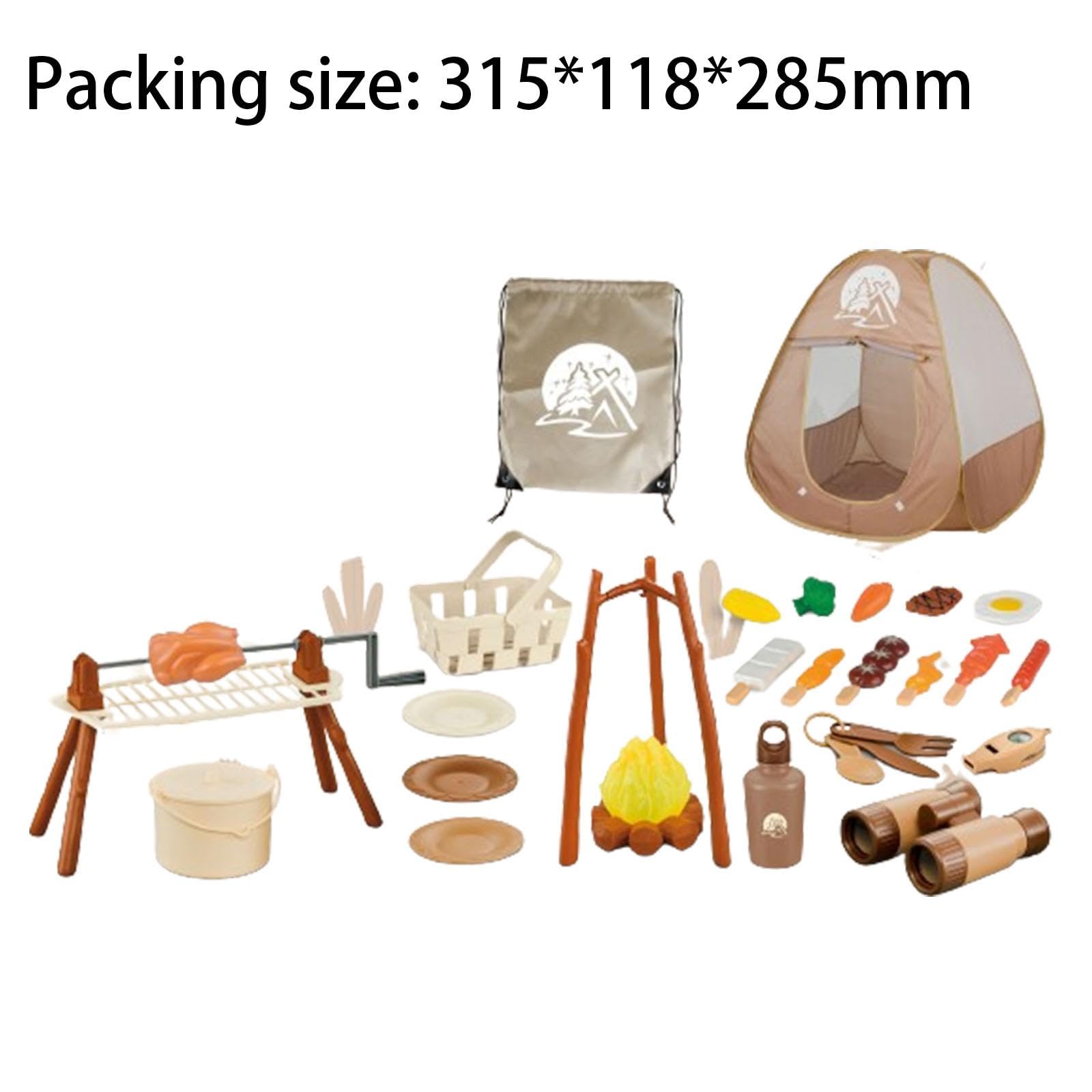 kowaku Set de 34 Piezas de Equipo de Camping para Niños, Juguetes para Fiestas Y Actividades de Aventura para Niños Y Niñas.
