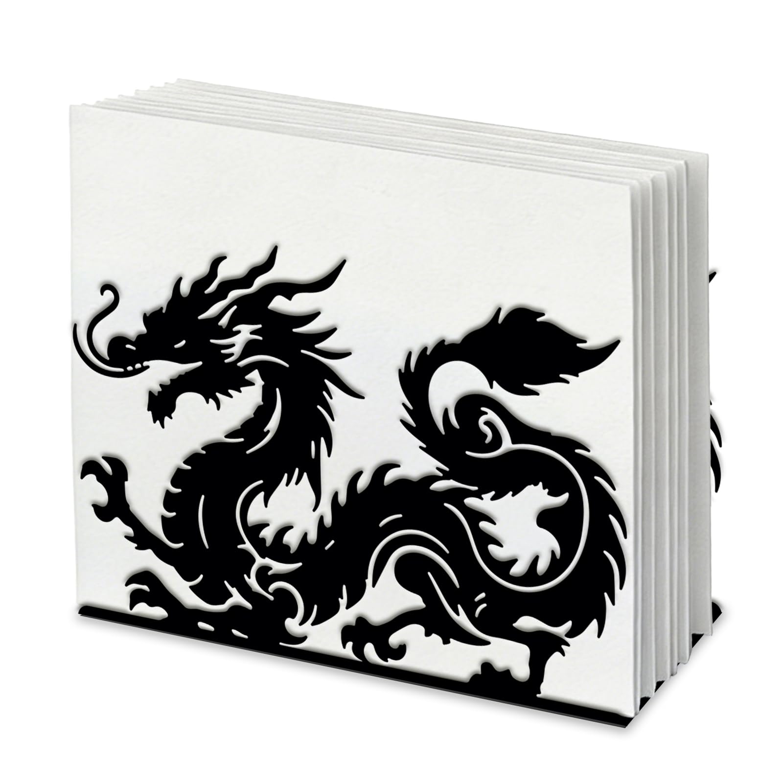 Porte-serviettes dragon en fer ajouré SUPERDANT, le cadeau idéal pour décoration de cuisine