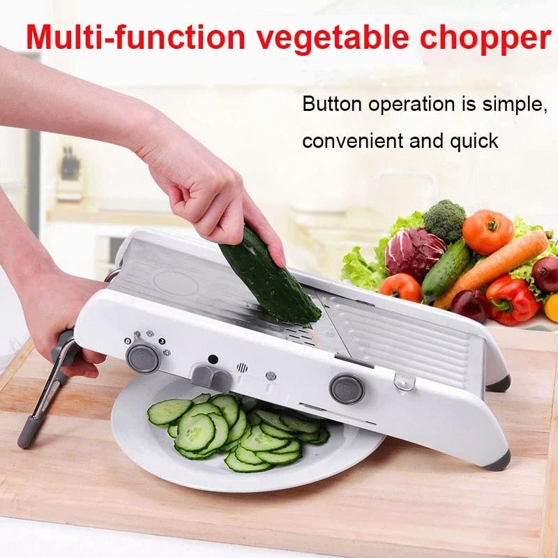 Cortador manual para frutas y verduras con cuchillas de acero miniatura 5