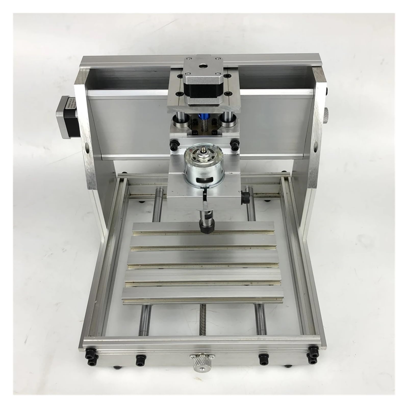 Kit de mini m CNC de aluminio, tornillo T8, motor de husillo 775, portabrocas ER11, máquina de grabado CNC DIY, XYZ 170 x 120 x 40 mm Para bricolaje(No Control Card)