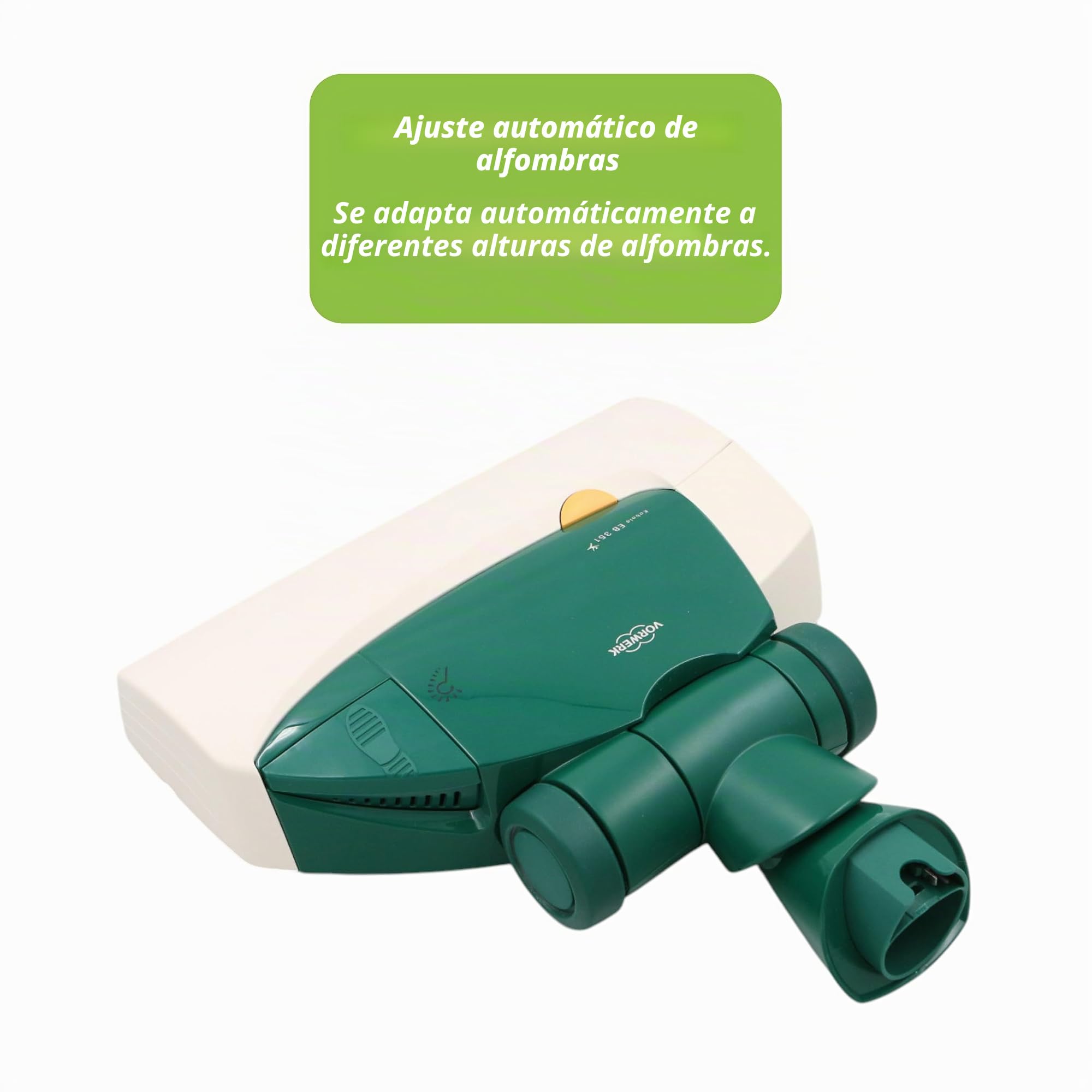 Vorwerk EB 351 - Cepillo eléctrico para alfombras Kobold VK 130 131 135 136 140 150 VT260 VT265 VT270 y Tiger 252 260 265 270 - Dispositivo de demostración con garantía de 3