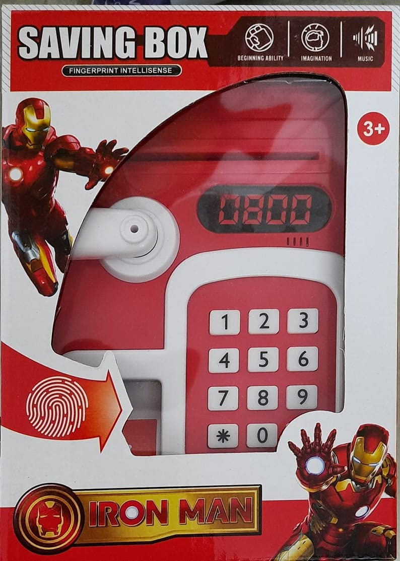 KITI KITS Fingerprint Sensing Money Saving Bank with Double Protected Password & Fingerprint Sensor Toy (RED) (B079YF41XM) Amazon Price History, Amazon Price Tracker