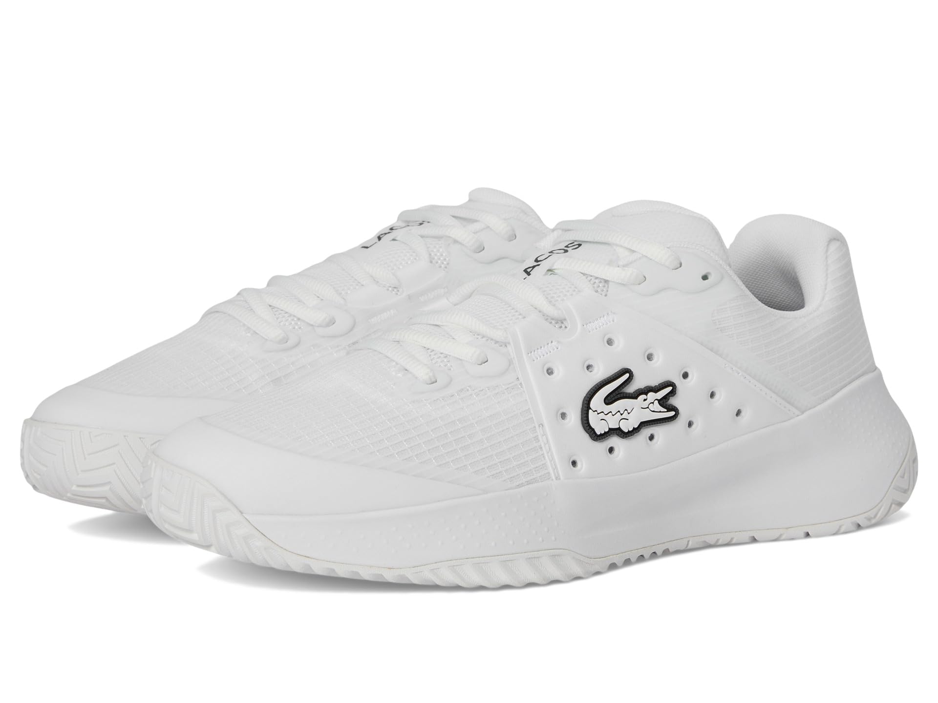 

                                                    Lacoste Men's Power Serve Sneaker, White, 13