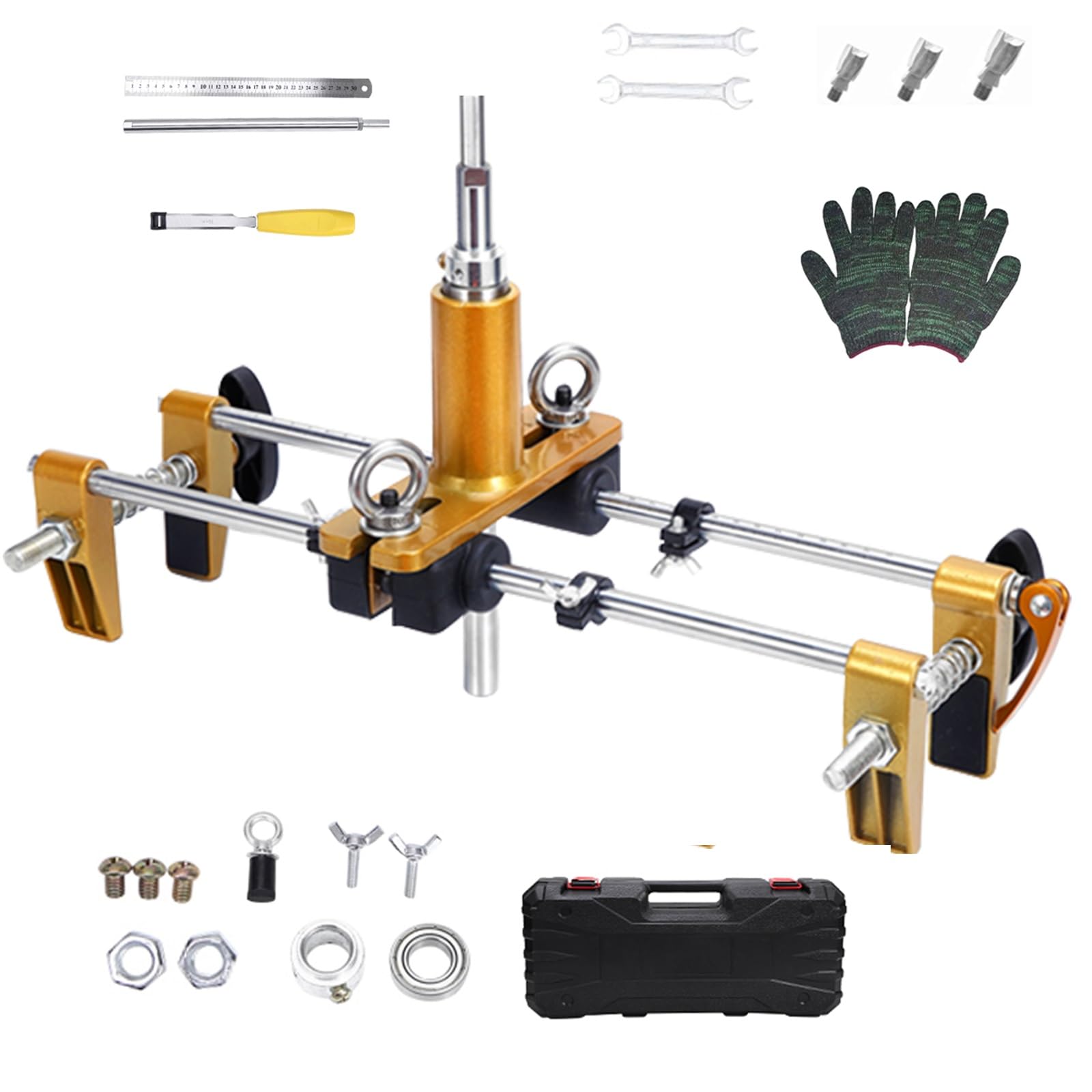 DUEBEL Hole Opener Set for Installing Doors, Lock, Insert Set for Wooden Doors, Mortise Vending Machines, Door Lock, Installation Kit, Insert Jig