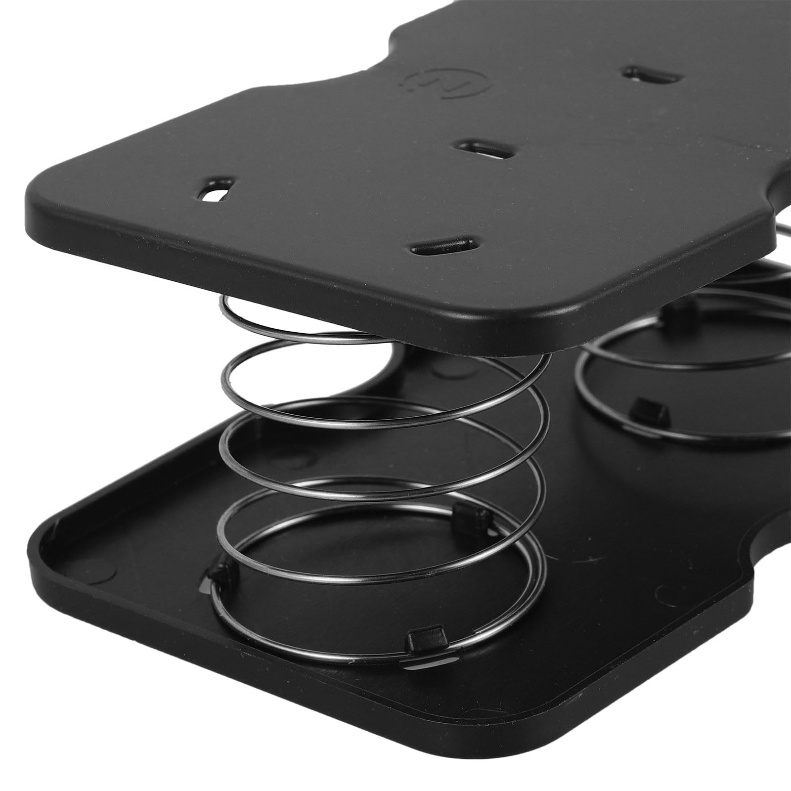 Yardenfun Staffa per Scatola di Fazzoletti 2 Pezzi in Acciaio Inossidabile e Plastico Elevata Resistenza e Grande Capacità di Carico, come Accessorio per Bagno
