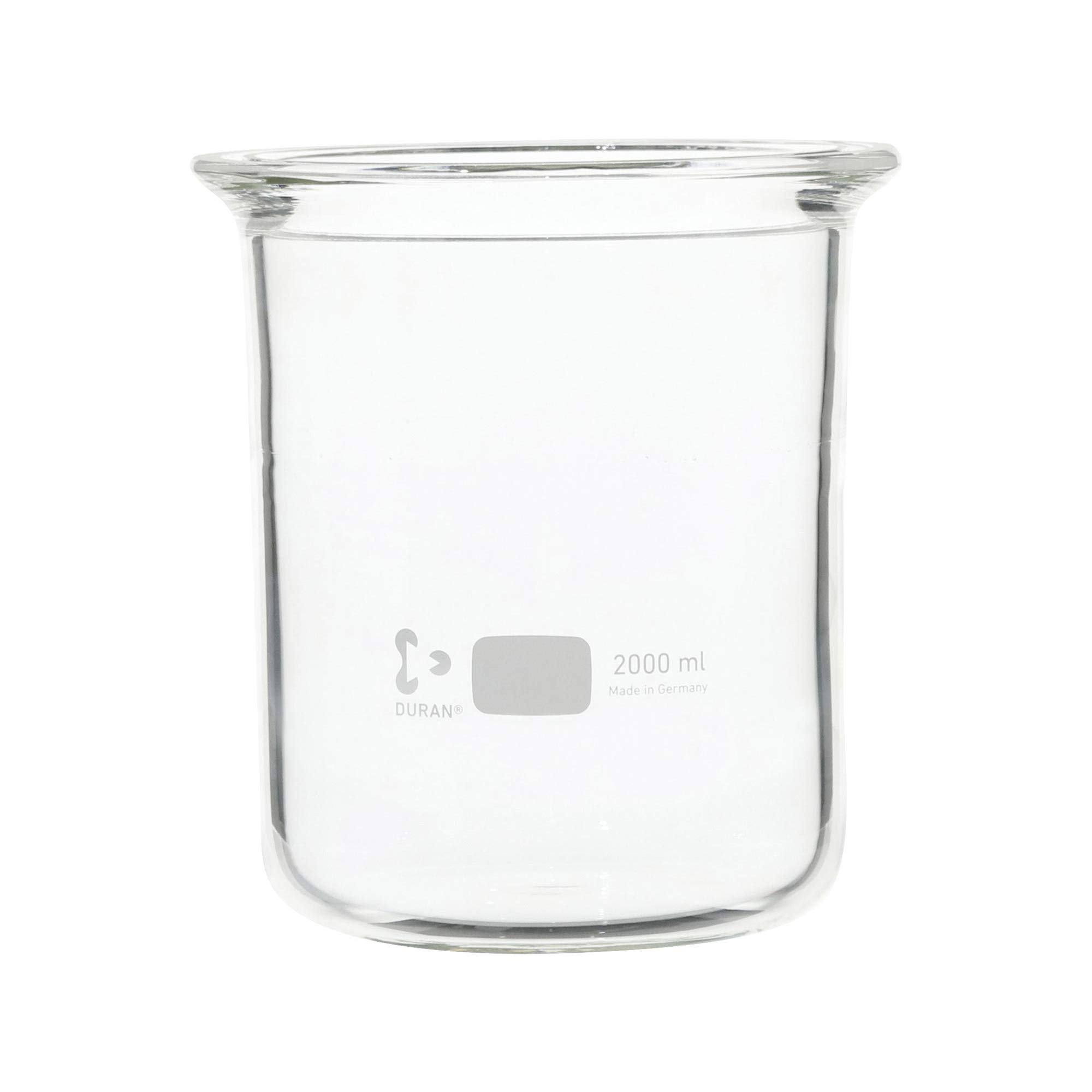 〔柴田科学〕セパラブルフラスコ 円筒形 バンド式（SCHOTTタイプ） 150mm 3L 005580-3000