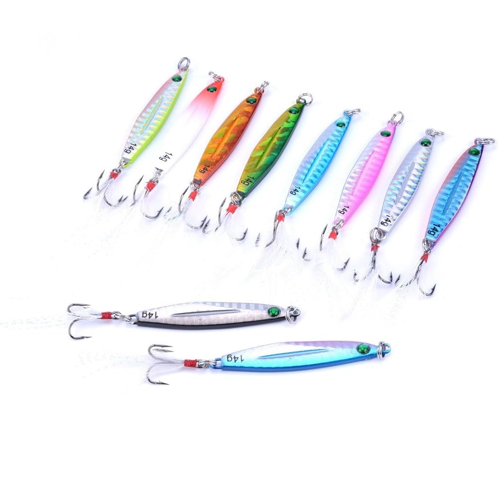 Amazon.com: Aorace 10pcs 6cm/14g Fishing Lures Set Kit