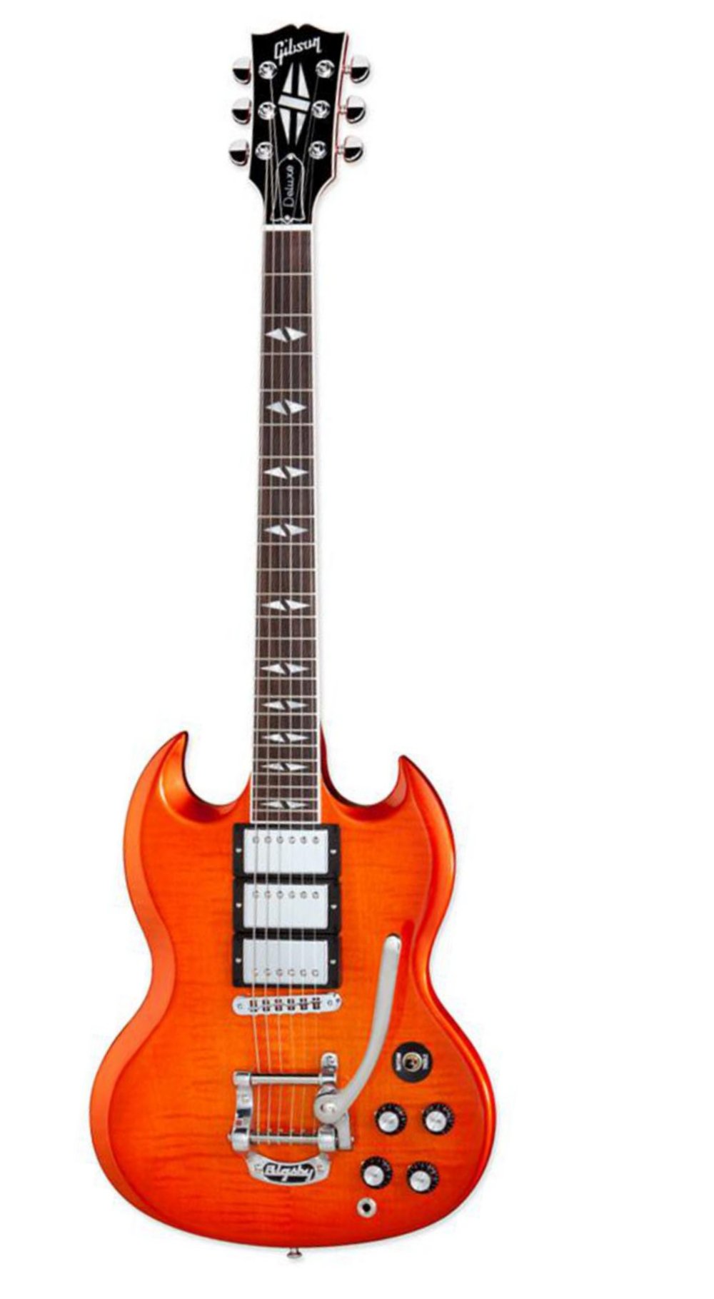 Guitarra laranja Gibson SG Deluxe | Amazon.com.br