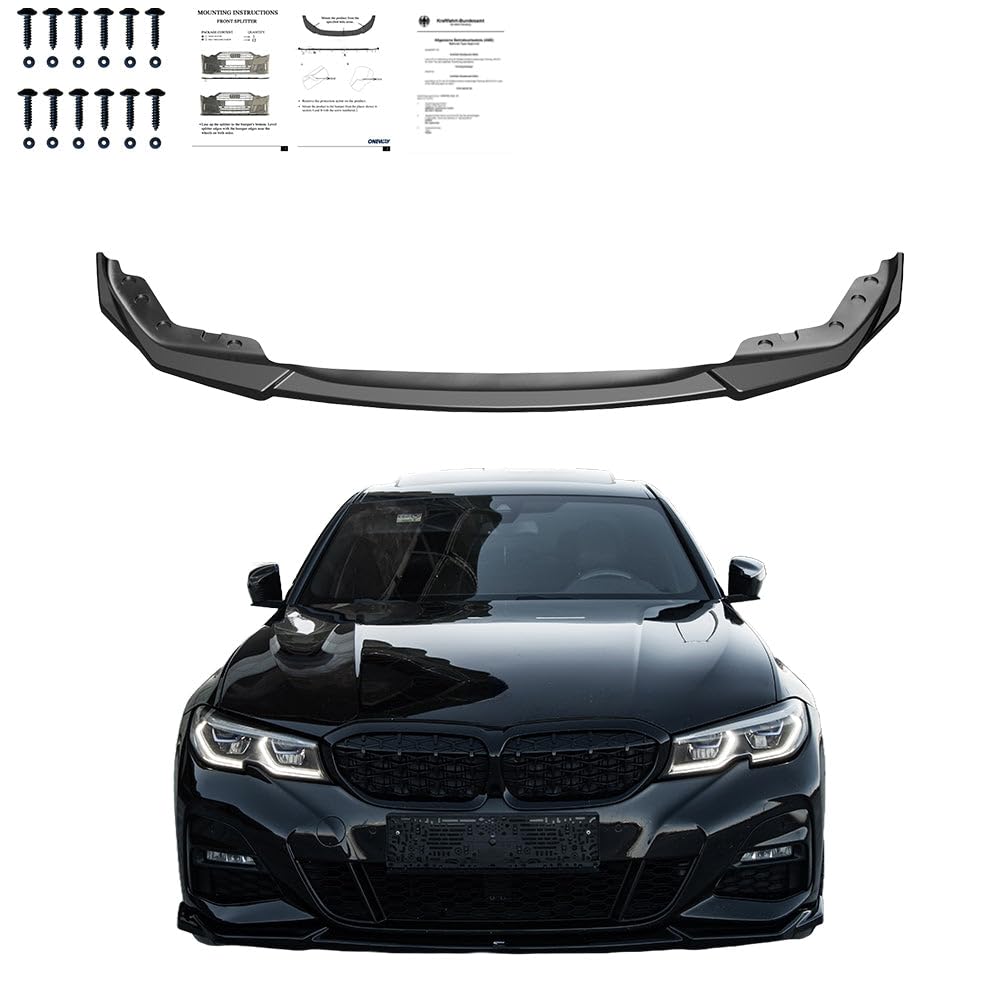 Frontspoiler kompatibel mit BMW 3er G20–G21 M–Paket 2018–2022 mit ABE TÜV