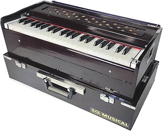 SG Musical Folding Harmonium Portable Harmonium,42 Keys, folding harmonium Deluxe quality with carry bag