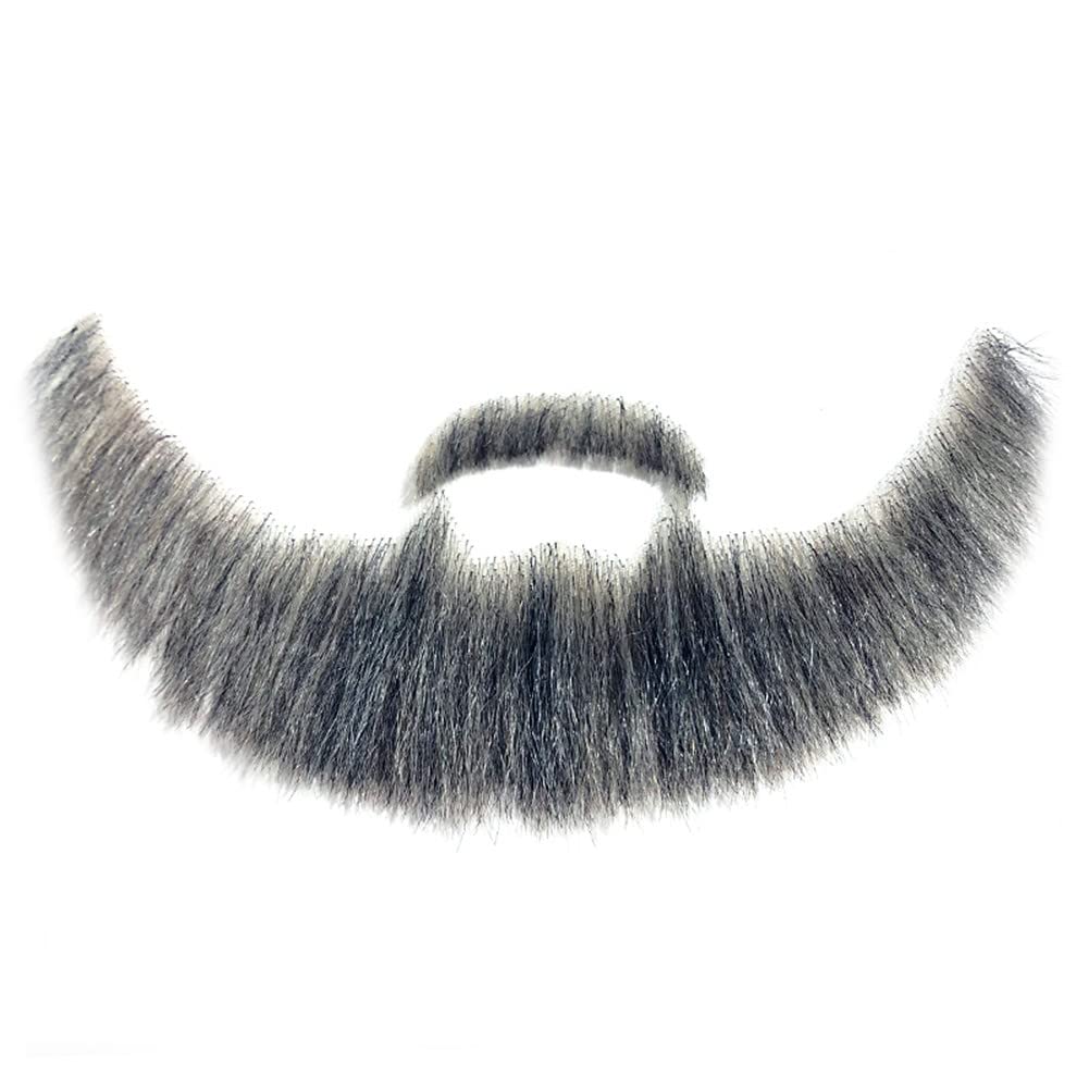 Fausse barbe pour homme : solution look moustachu noir rapide