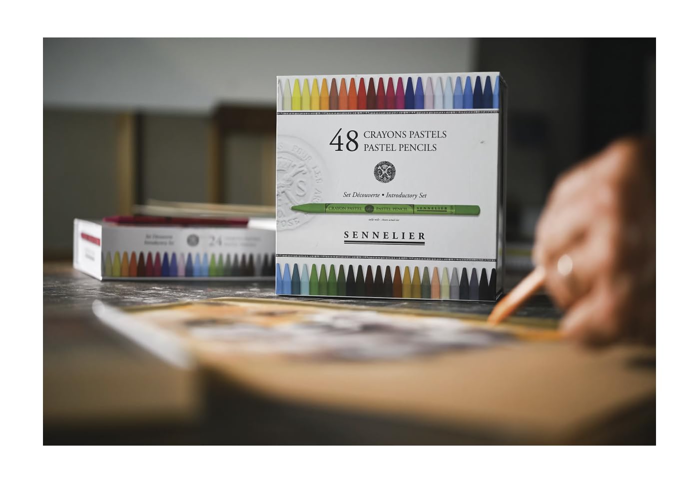 Sennelier Set mit 48 Pastellstiften