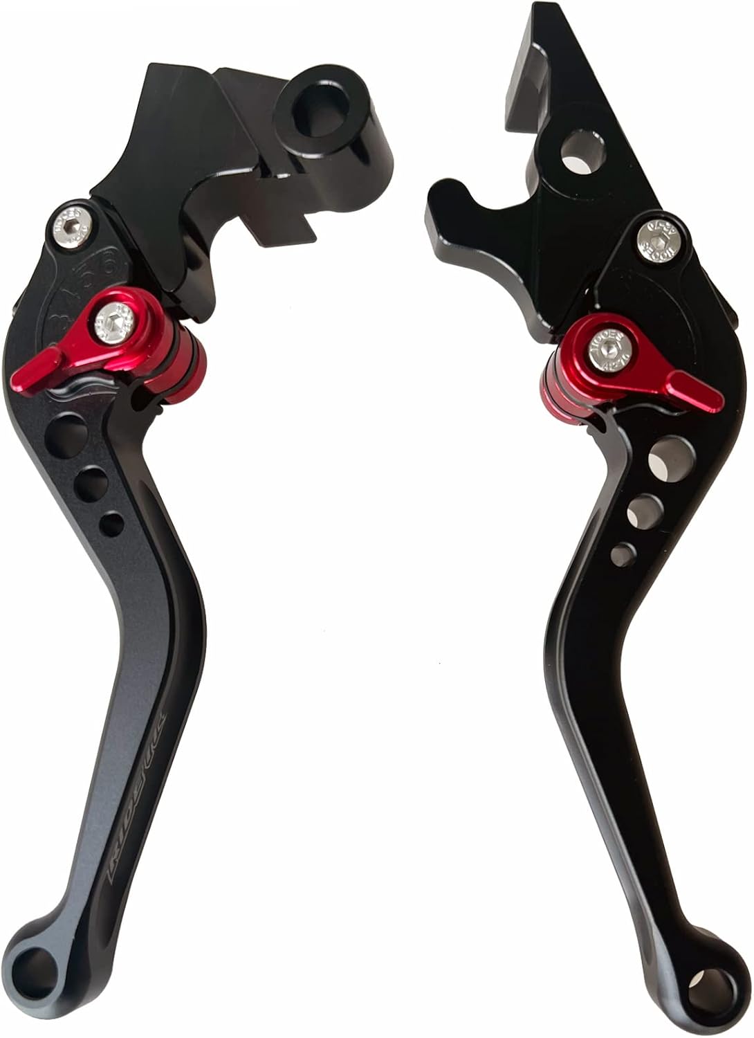 RIDE IT FOREVER Short Brake and Clutch Levers for YZF R25 R3 MT25 MT03 MT-03 2014 2015 2016 2017 2018 2019 2020 2021 2022 2023 2024 2025-Black