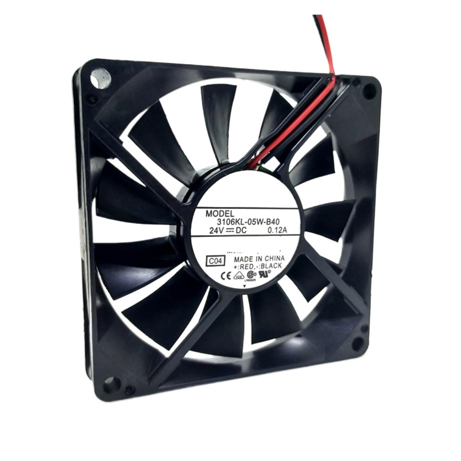 YMUGUEGH 80mm 8CM 24V fan 8015 3106kl-05w-b40 0.12A 80X80X15mm Cooling Fan