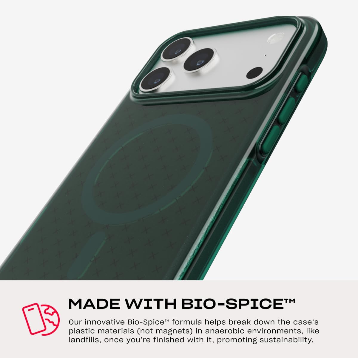 Tech21 EvoCheck with MagSafe for Apple iPhone 17 Pro Max Quantum Green - Image 10