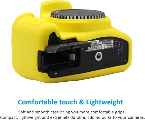 Miniatura 9 de Easy Hood Funda para Canon EOS Rebel T6 T7, antiarañazos, silicona suave, protector de piel para cámara réflex digital Canon EOS 1500D Rebel T7EOS