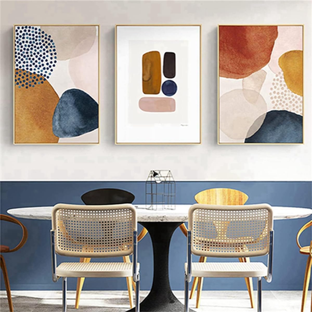 Modern Abstract Art Wall Pictures Aesthetic Flowers and Plants Pictures Boho Decorative Pictures Bohemian Beach Poster Set