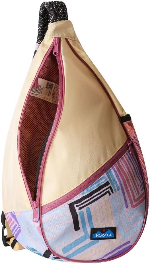 KAVU Paxton Pack Backpack Rope Sling Bag-Party Pop - Image 3