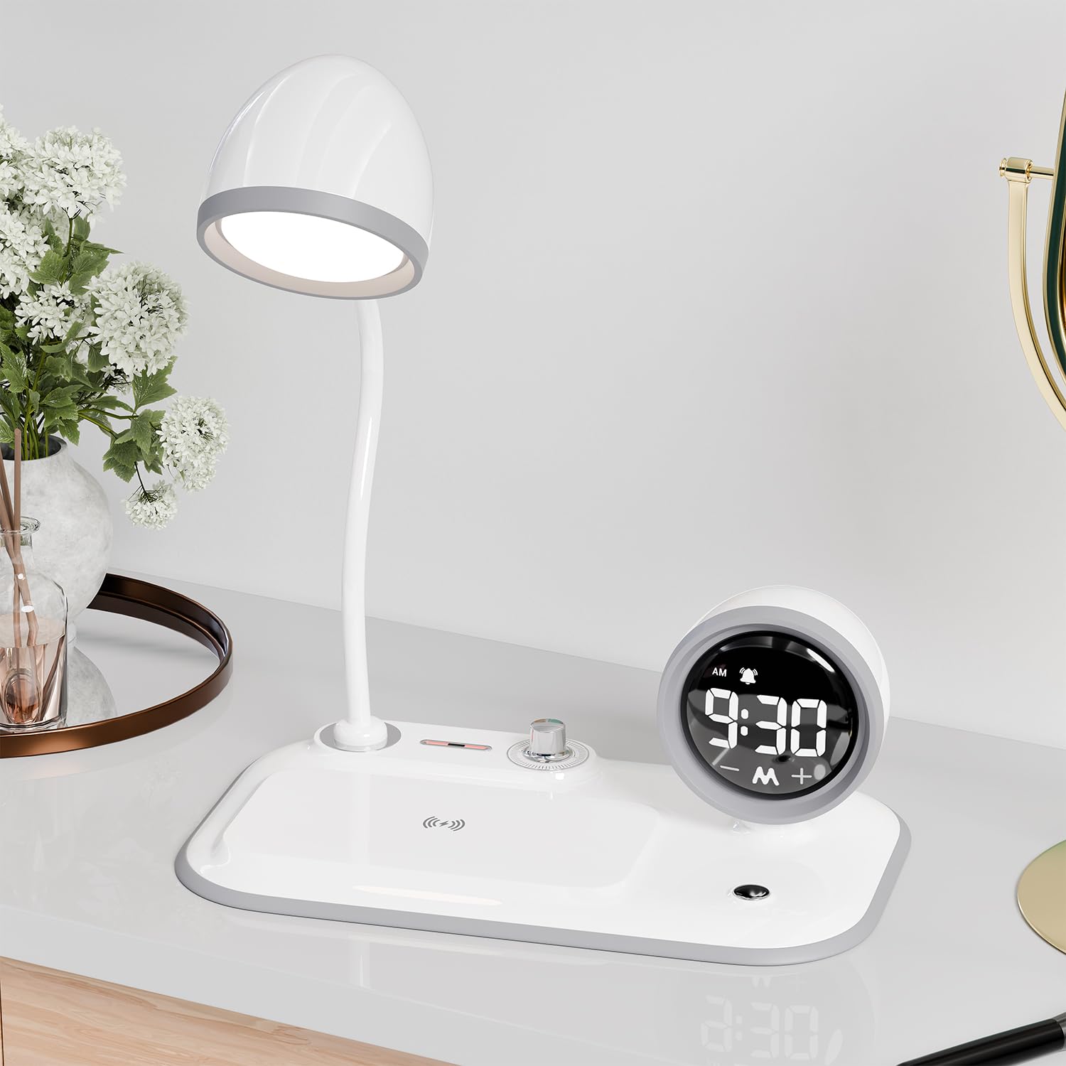 Lifelong Table Lamp with Wireless Charger