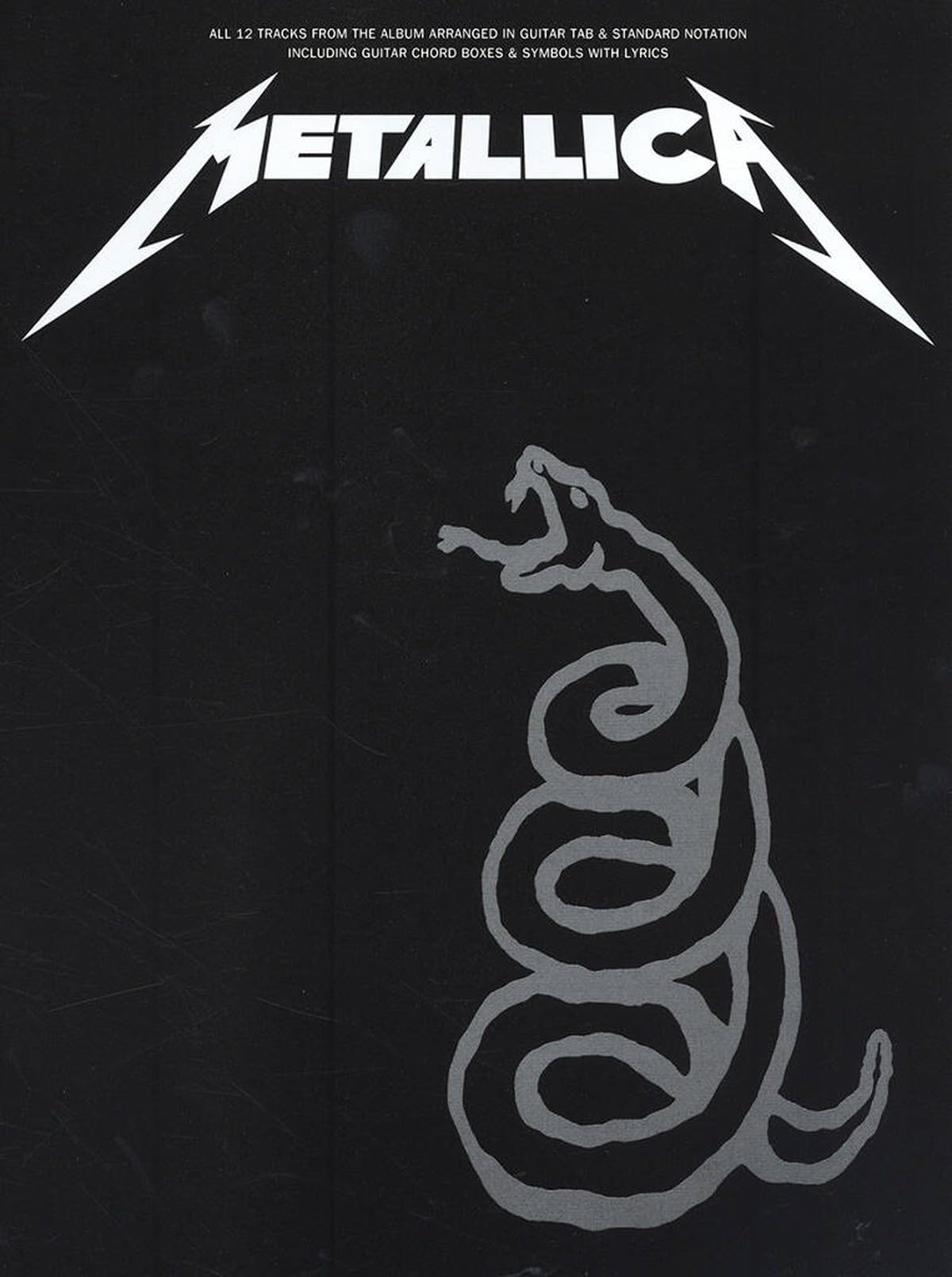 Metallica Black Book Songbuch fr Klavier Gesang und Gitarre PAPERBACK
