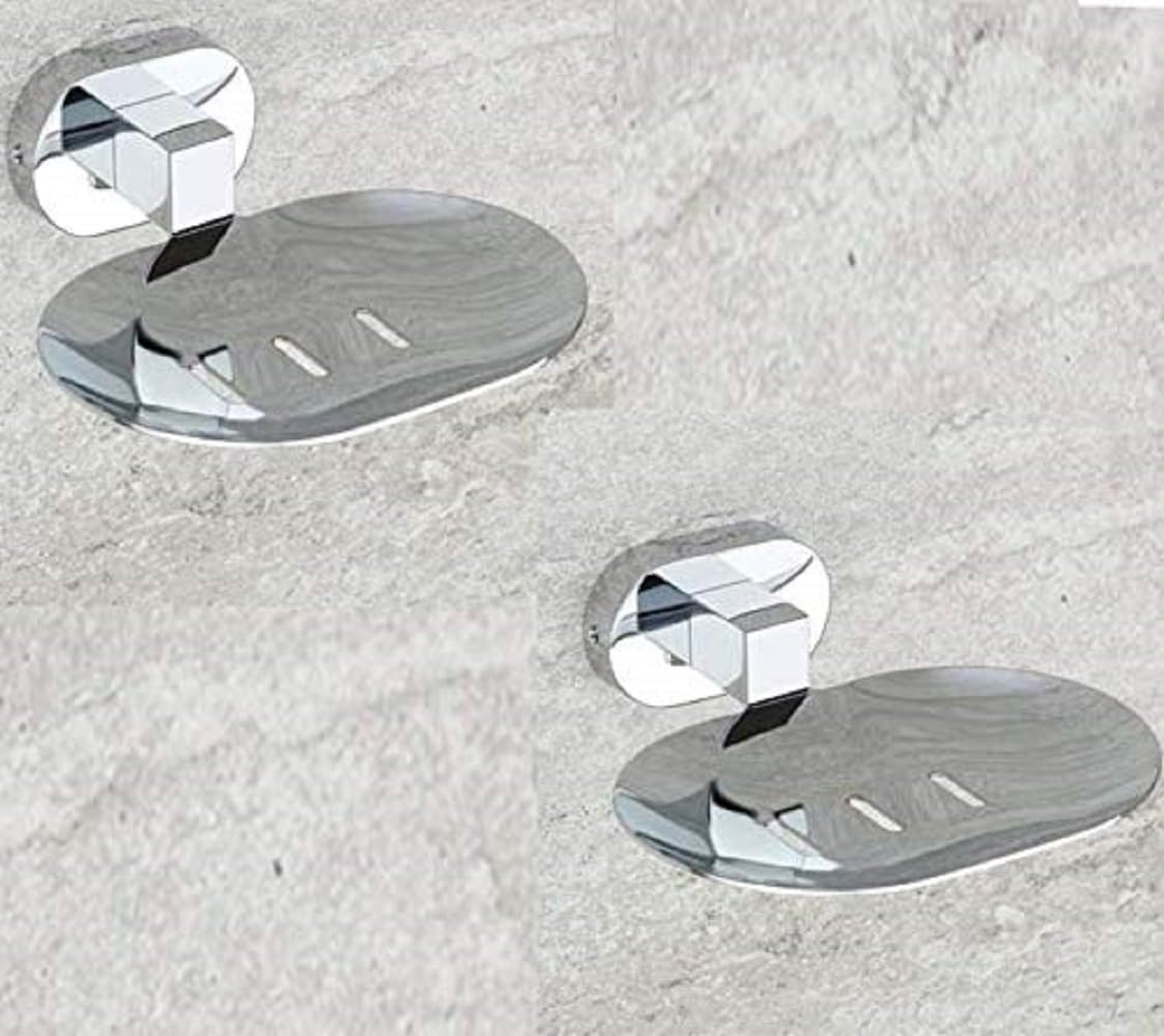 iSTAR Stainless Steel 304 Single Soap Holder/Soap Dish/Bathroom Soap Stand/Bathroom Accessories (Pack of 2 Silver) (B084KQCSXP) Amazon Price History, Amazon Price Tracker