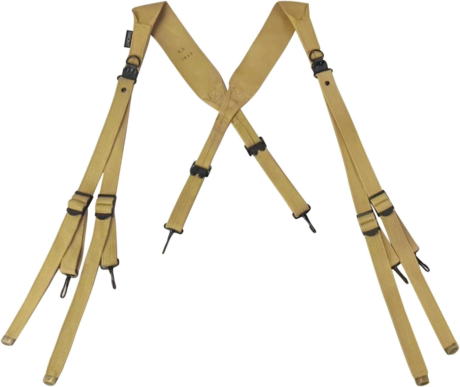 Repro WW2 US. Army M1936 Suspenders WWII Combat Standard X Strap