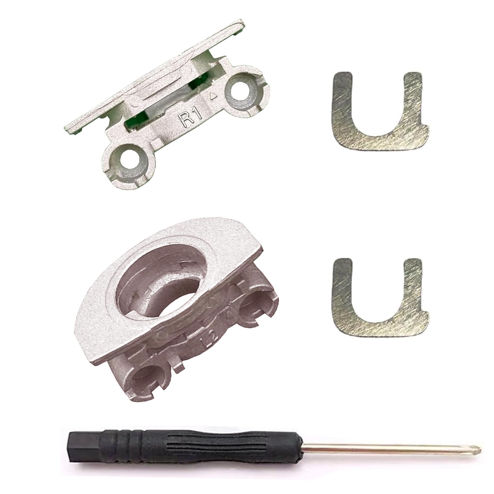 WH-1000XM4 Hinge Swivels - XM4 Hinge Spins Replacement Parts Accessories Compatible with Sony WH-1000XM4 Headphones ((Right + Left)-Silver)