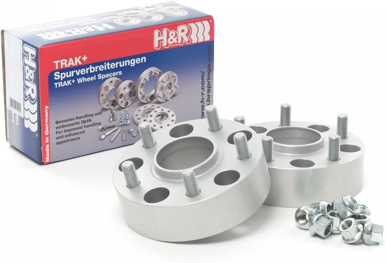 H&R DRM-System Wheel spacer set 30mm per axle - Bolt pattern 5x114,3 - Hub 67,1mm - Bolt size M12x1,5 - compatible with Kia/Mitsubishi
