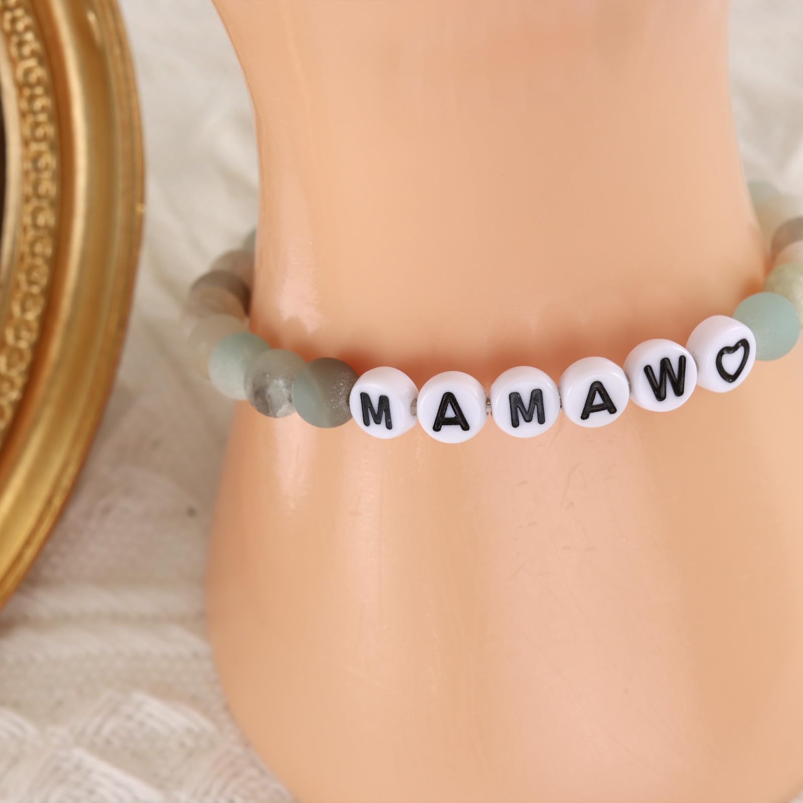 HUTIMY Gifts for Mamaw Birthday from Grandchildren Best Grandma Mothers Day Mamaw Bracelet