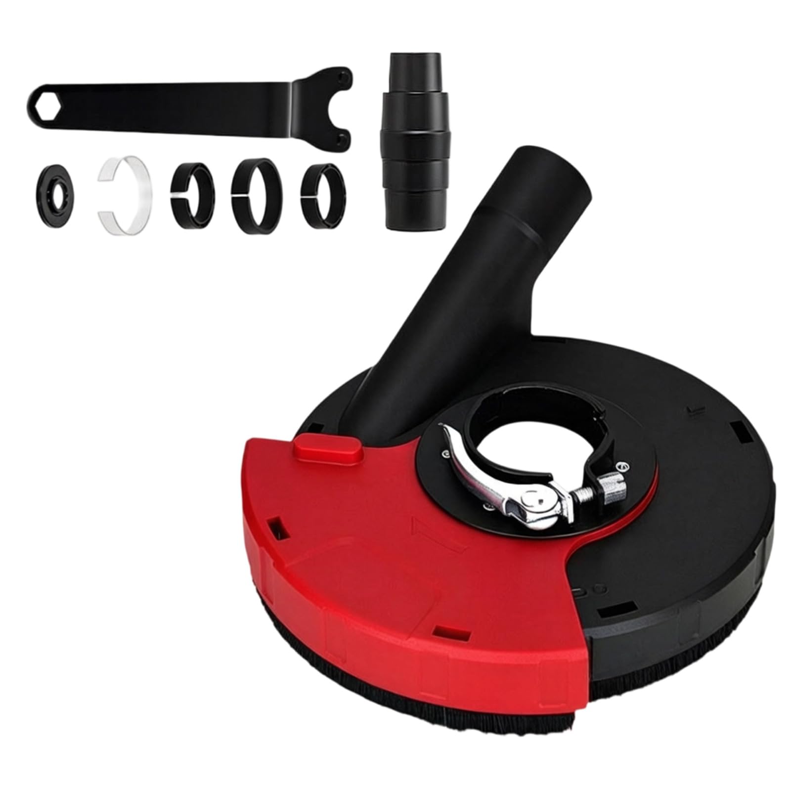 Limtula A Grinder Debris Shroud Ccessory Set With Quick Clamp Buckle, Rotatable Side Cover Nd Grinding Cleanup Grinder Debris Shroud Grinding Cleanup Quick Clamp Buckle Cover Rotatable Side Workshop