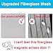 Fiberglass Mesh Magnetic Screen Door 48