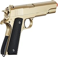 Vista 4 de GoldenBall Pistola de Airsoft de acero con resorte de acero de 330 FPS Airsoft 1911
