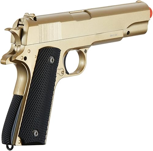 Miniatura 4 de GoldenBall Pistola de Airsoft de acero con resorte de acero de 330 FPS Airsoft 1911