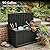 GYMHILL 90 Gallon Deck Box Outdoor Storage Box Waterproof for Patio Furniture,Outdoor Cushions,Garden Tools and Pool Supplies,Lockable, Resin and Easy to Install Black