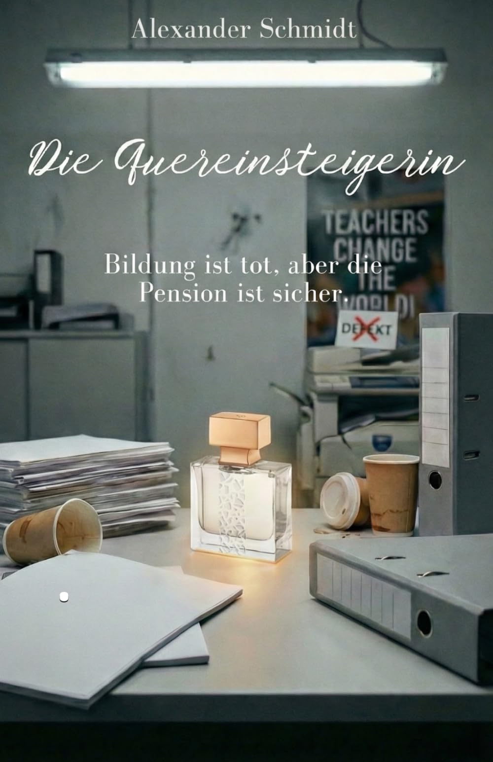 Die Quereinsteigerin: Bildung ist tot, aber die Pension ist sicher.