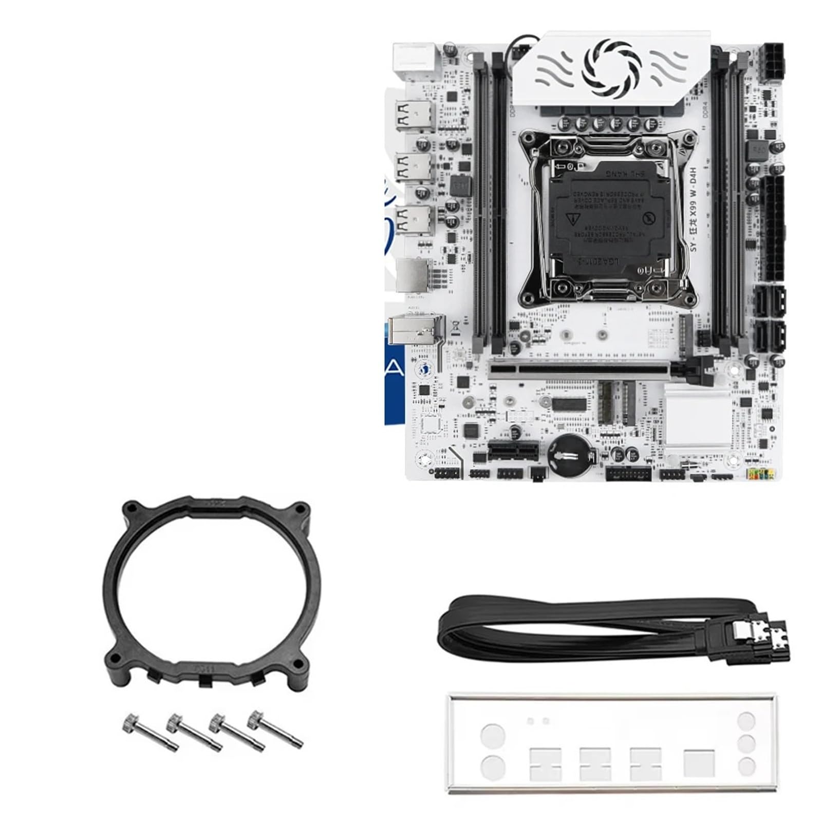 Placa Base X99 combinada Xeon E5 2682 V4 DDR4 8GB M.2 | Kit de escritorio completo que incluye placa X99, CPU E5 2682 V4, RAM DDR4 de doble canal de 8 GB a 2133 MHz(Motherboards)