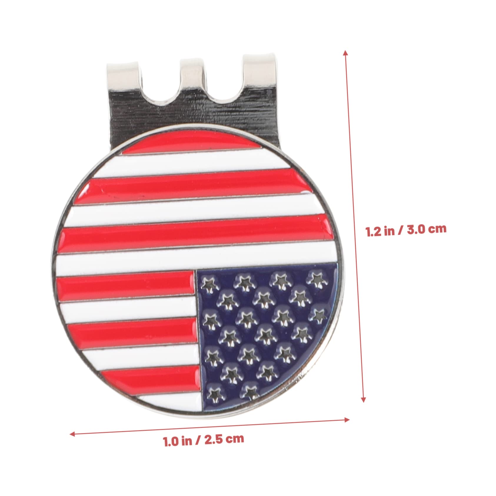 BESPORTBLE Golf Zubehör Ballmarker 10 STK Golfhut-Clip Golf-Hut-Clip- Golfmarkerhalter Dekorativer Golfmarker Markierungen Golfball Marker Golf Golf-Marker-Hut-Clips Golfbedarf Zinklegierung
