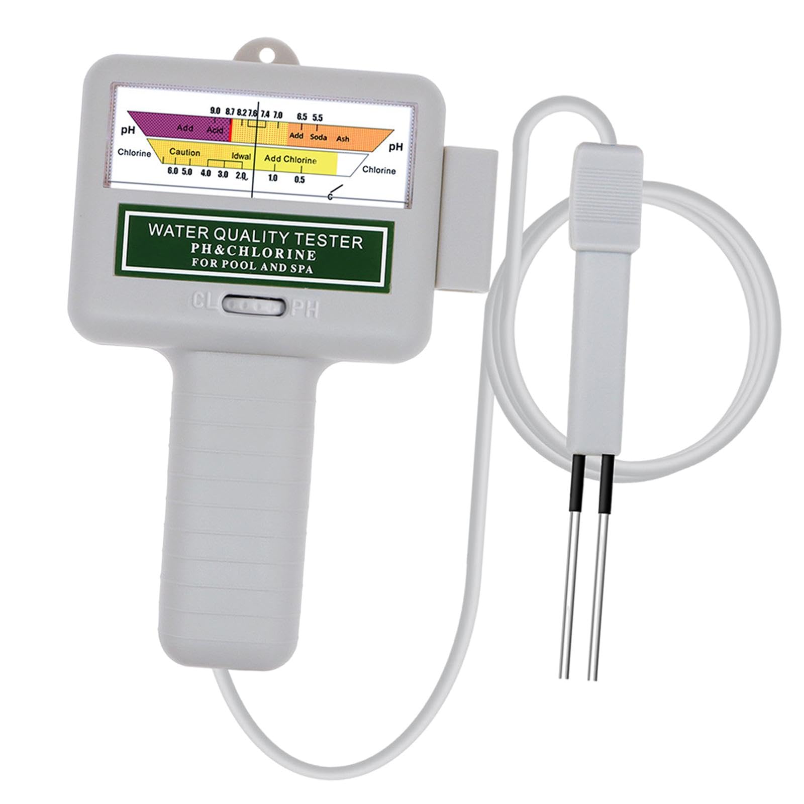 Club Bollywood® Swimming Pool Water Quality Tester Digital for Aquaculture Swimming Pool SPA pc 101| Yard Garden & Outdoor Living | Pool Water Testing & Kits'|1 Ph and Cl2 Tester-image-46