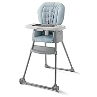 Vista 9 de Graco Silla Alta Slim Snacker, Ultra Delgada, Plegado Rápido, Múltiples Posiciones de Reclinación, Alimentación Cómoda, Whisk