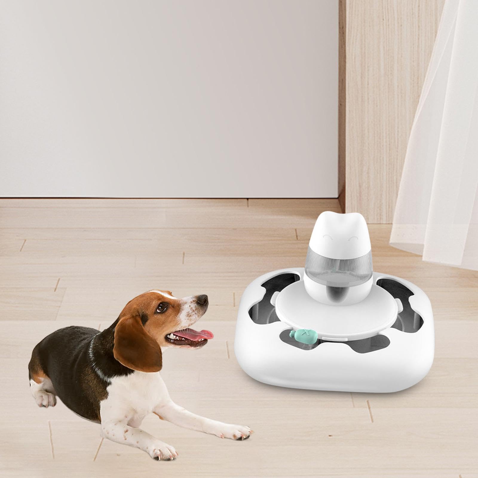 Dispensador de Comida para Gatos, Comedero, Juguete Interactivo para El Enriquecimiento Ambiental de Gatos.