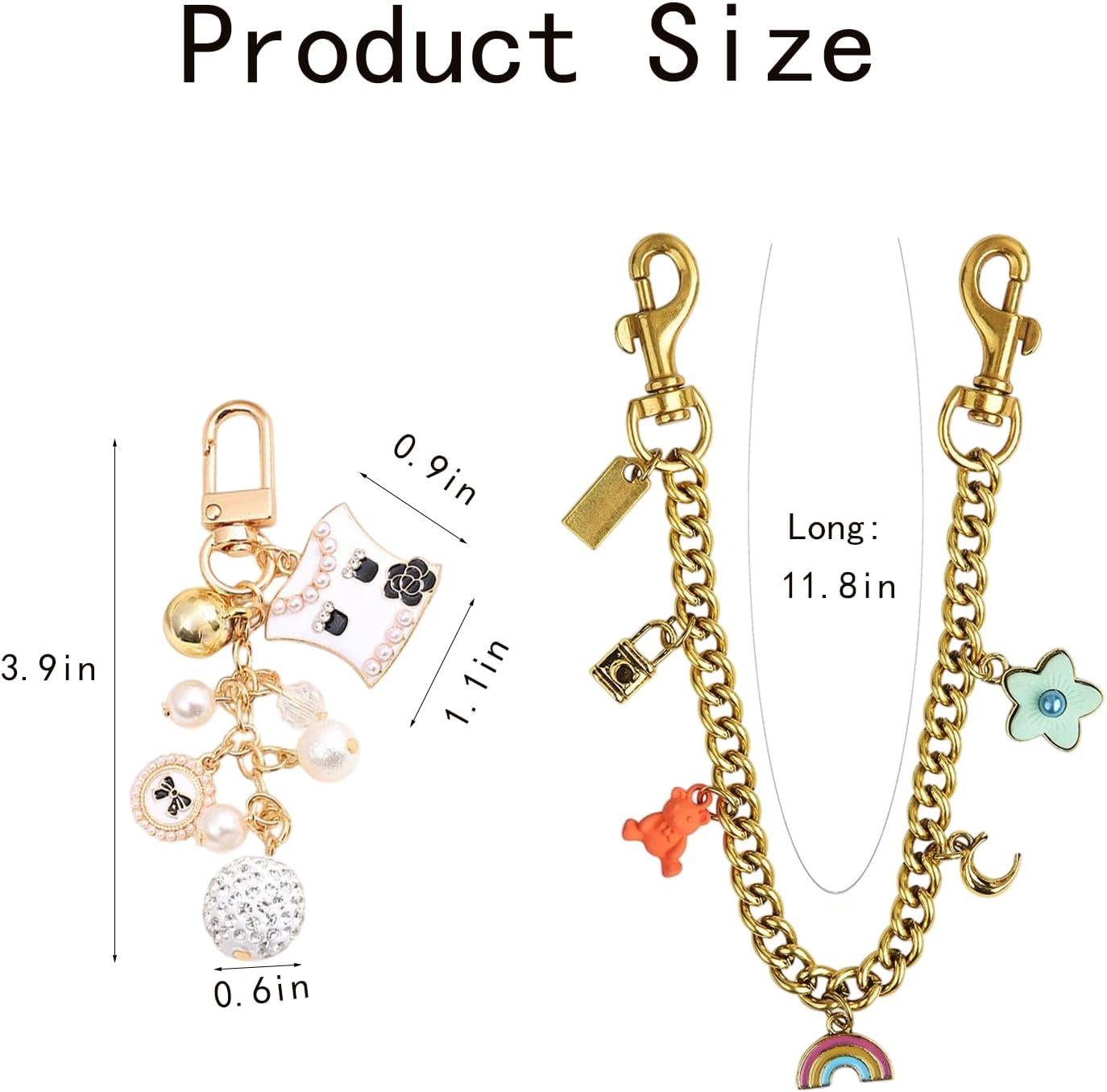 Purse Charms for Handbags, Cute Bag Charms Wallet Accessories For Handbags For women - Image 2