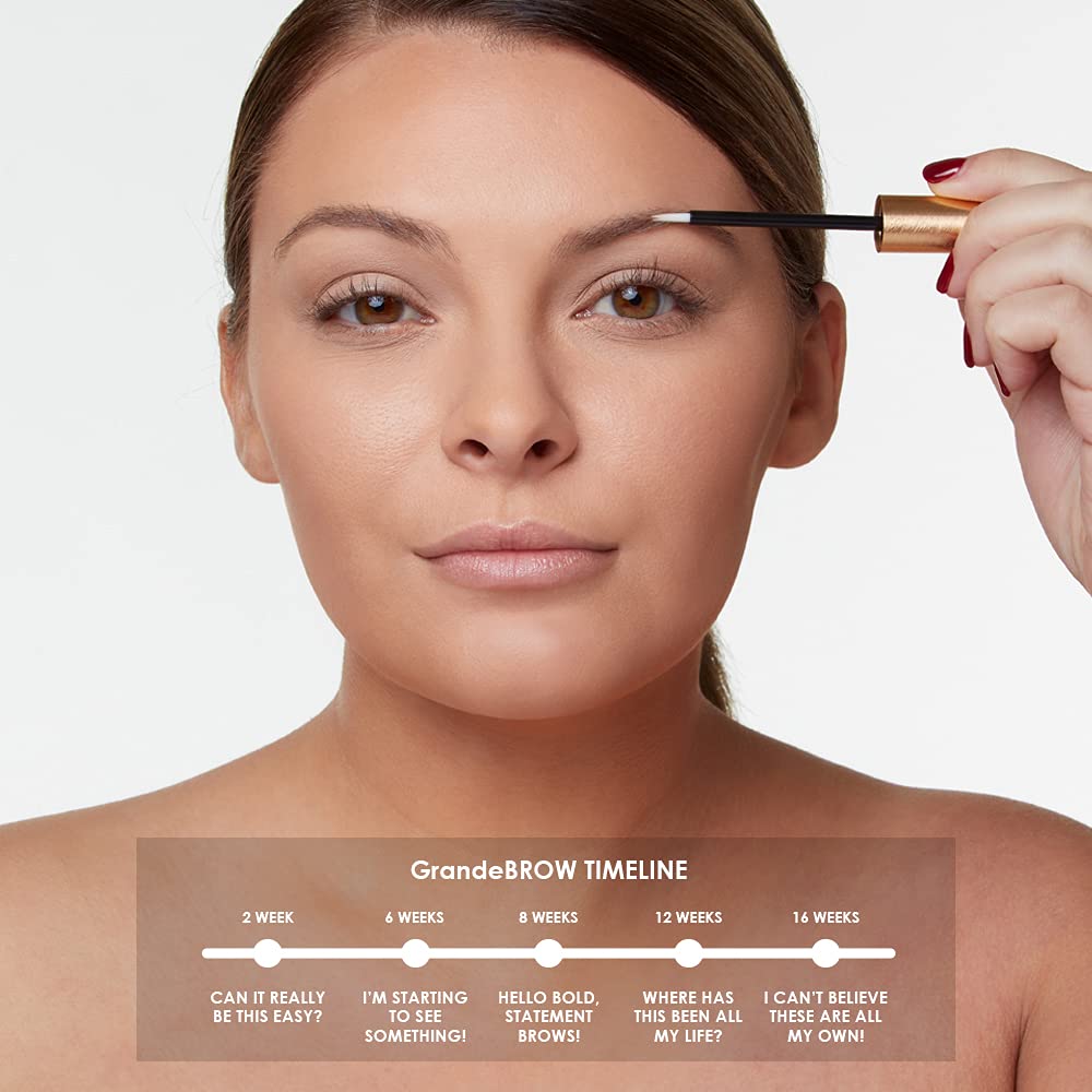 Grande Cosmetics GrandeBROW Brow Enhancing Serum, 8 Week Starter Supply , 1.5mL : Beauty & Personal Care