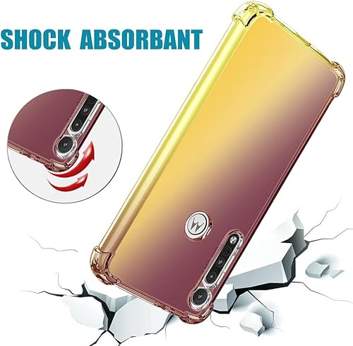 Miniatura 7 de Funda para Moto G8 Plus, Motorola G8 Plus XT2019, bonita funda transparente degradada, delgada, a prueba de golpes, suave, flexible, TPU para