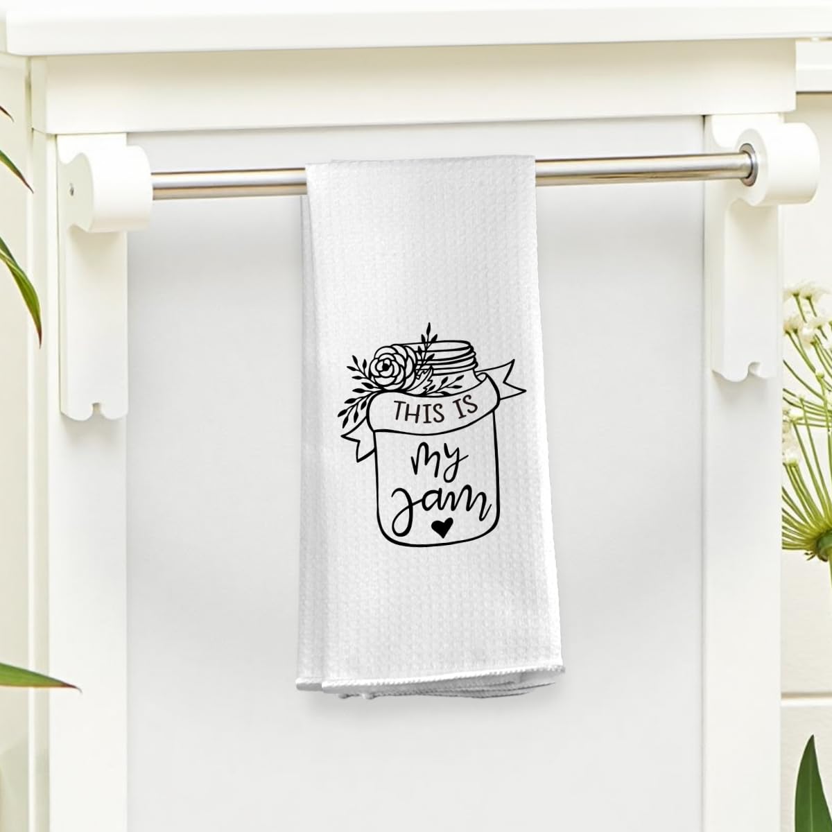 Cute Jam Kitchen Towels Nice Gifts for Chef Durable Dish Towels for Kitchen Practical Hand Towels for Cleaning