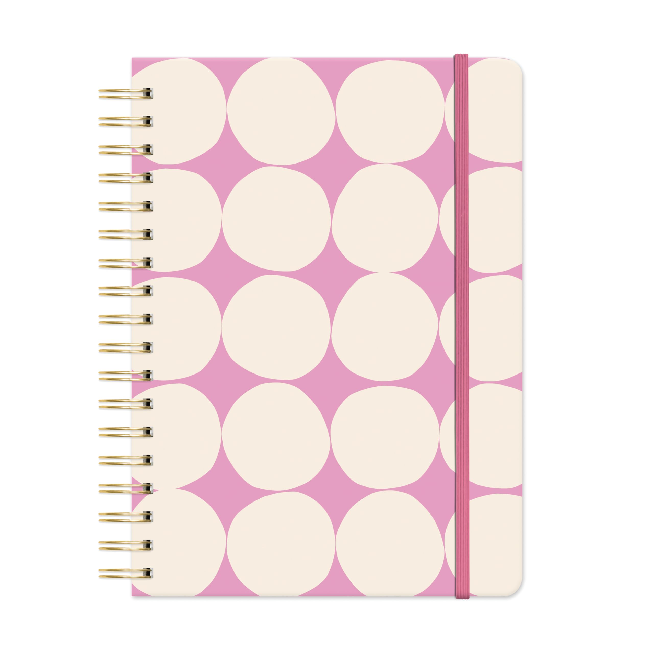 Planificateur non daté à onglets quotidien, hebdomadaire et mensuel avec autocollants, calendrier Orange Circle Studio 17 mois, 17,8 x 24,4 cm, idéal pour l'école et le bureau, planificateur à trois