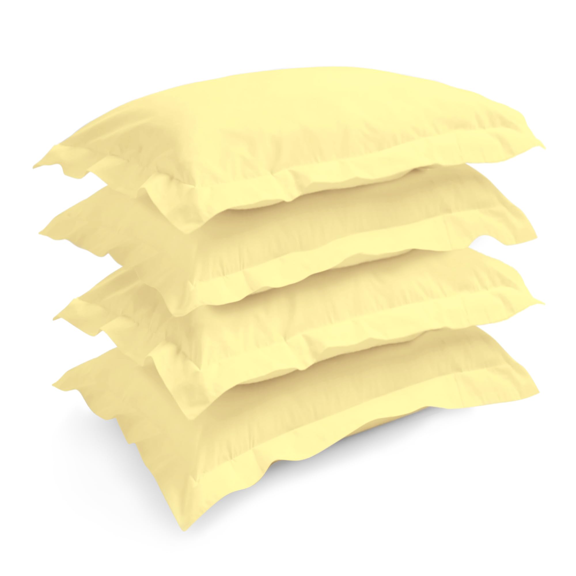 Pizuna Mellow Yellow Pillow Cases 4 Pack Cotton