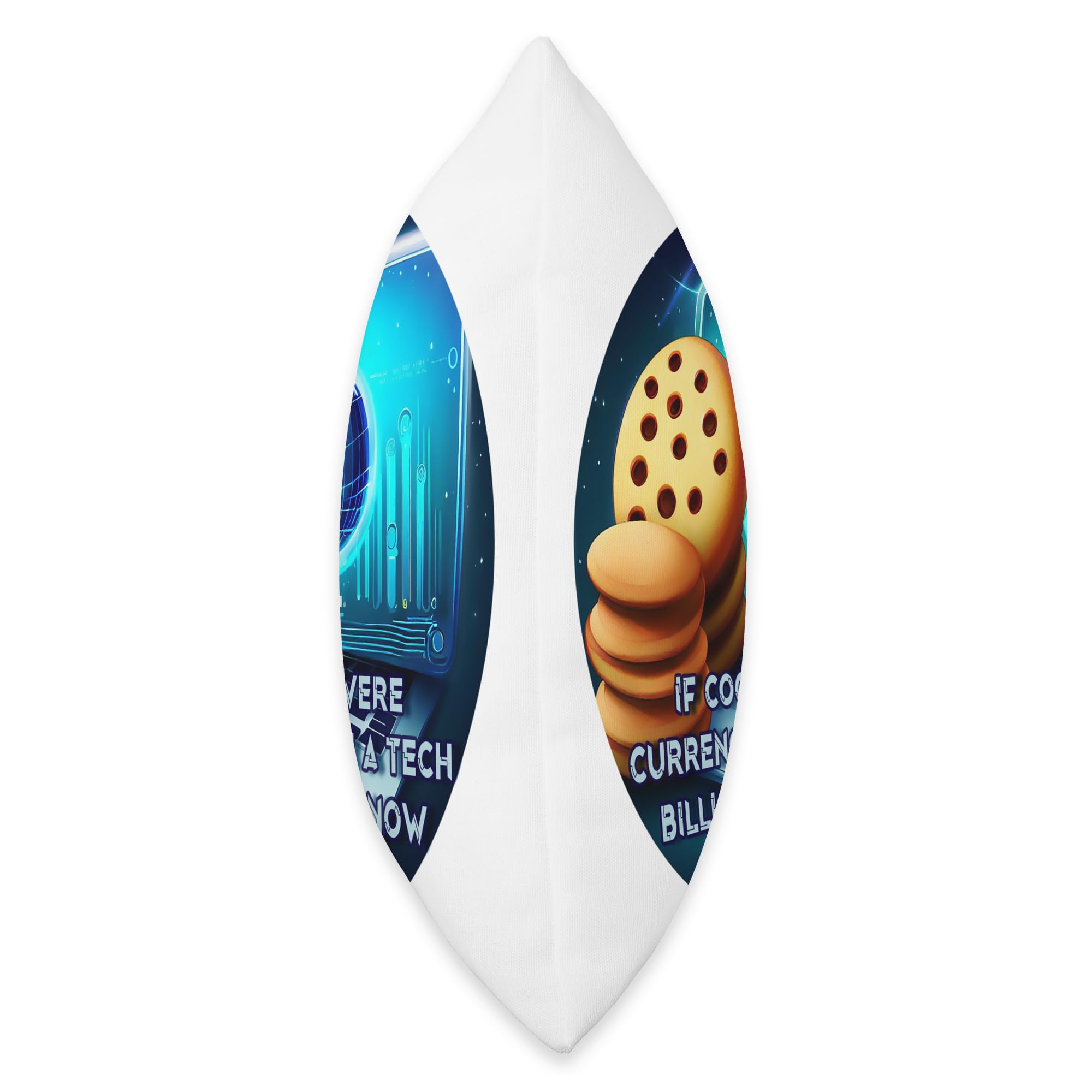 Amazon.com: Look by Lau Crypto Cookies Design. Become a Millionaire with  Every Byte Throw Pillow, 16x16, Multicolor : Home & Kitchen