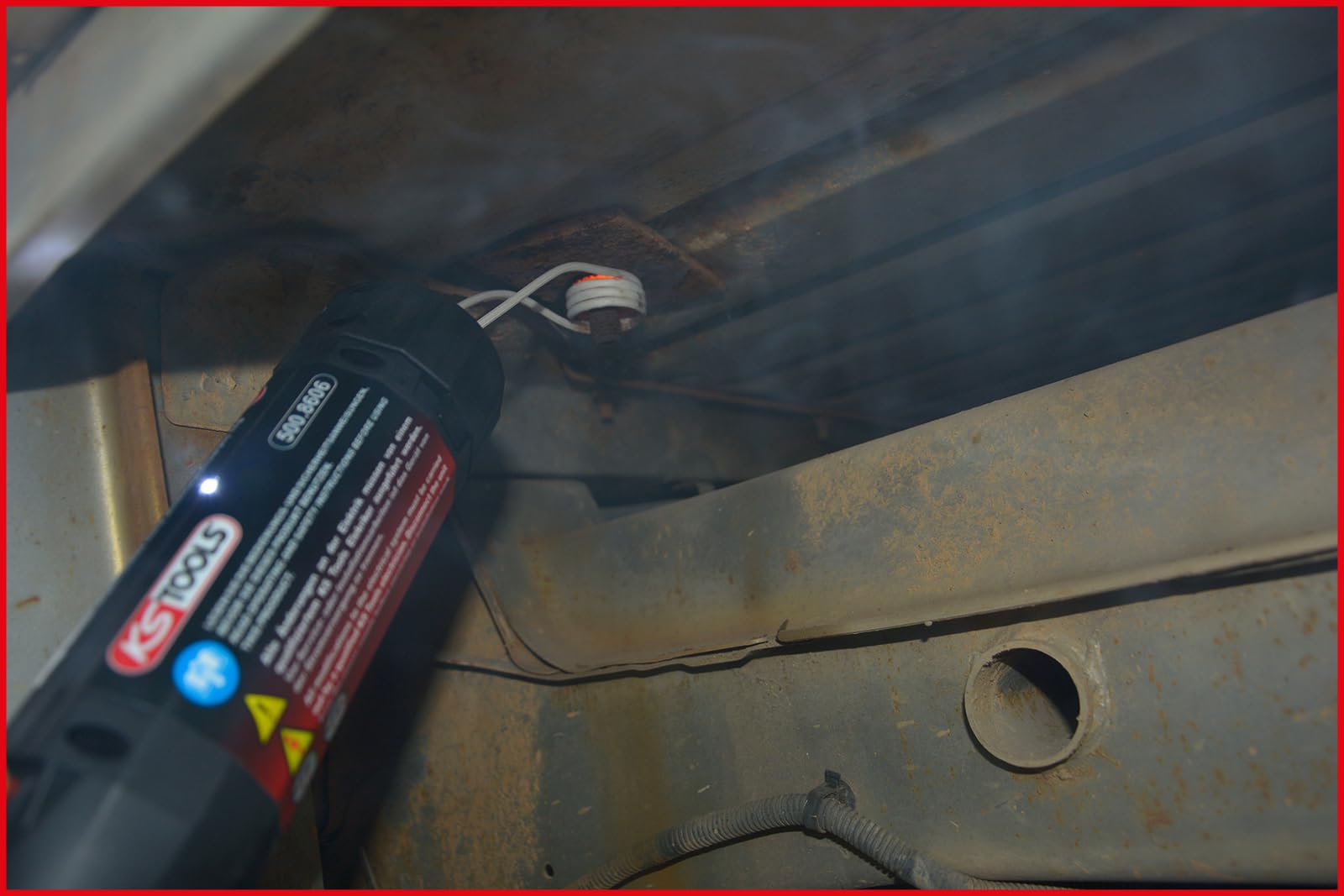 KS Tools 500.8605 Induktions-Heizpistolen-Satz 1000W mit Schnellverriegelung, 6-tlg