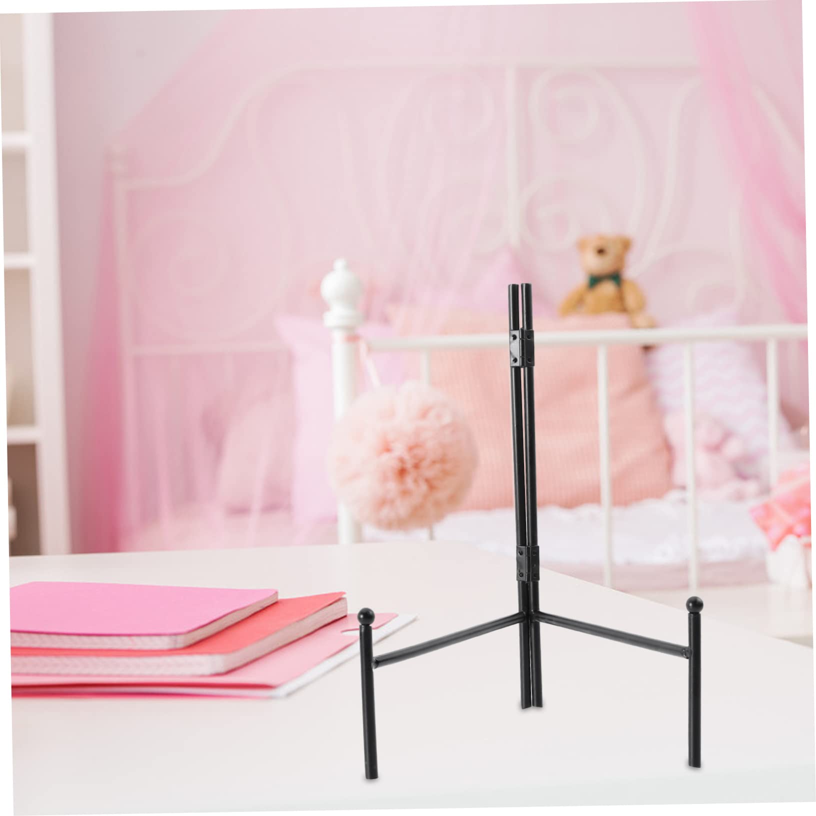 CATIEBYE Modern Elegant Iron Triangle Display Rack Plate Stands for Decorative Plates Kitchen Bowl Show Rack Home Organizer Dish Iron Shelf