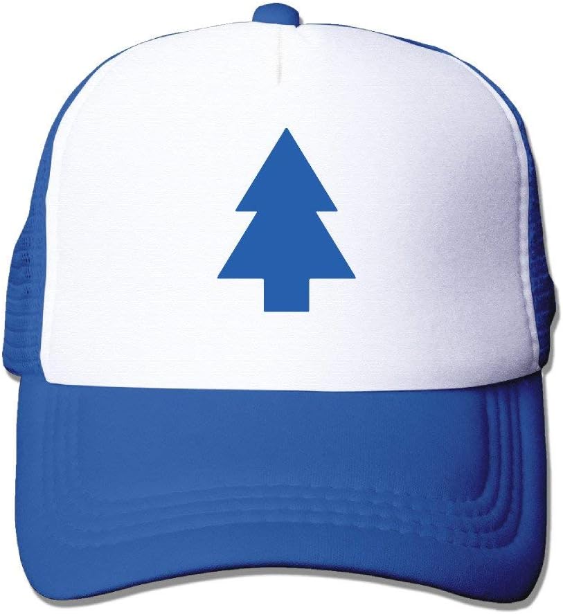 Cool Dipper's Pine Trucker Hat Mesh Baseball Cap for Men & Women - Blue - One size